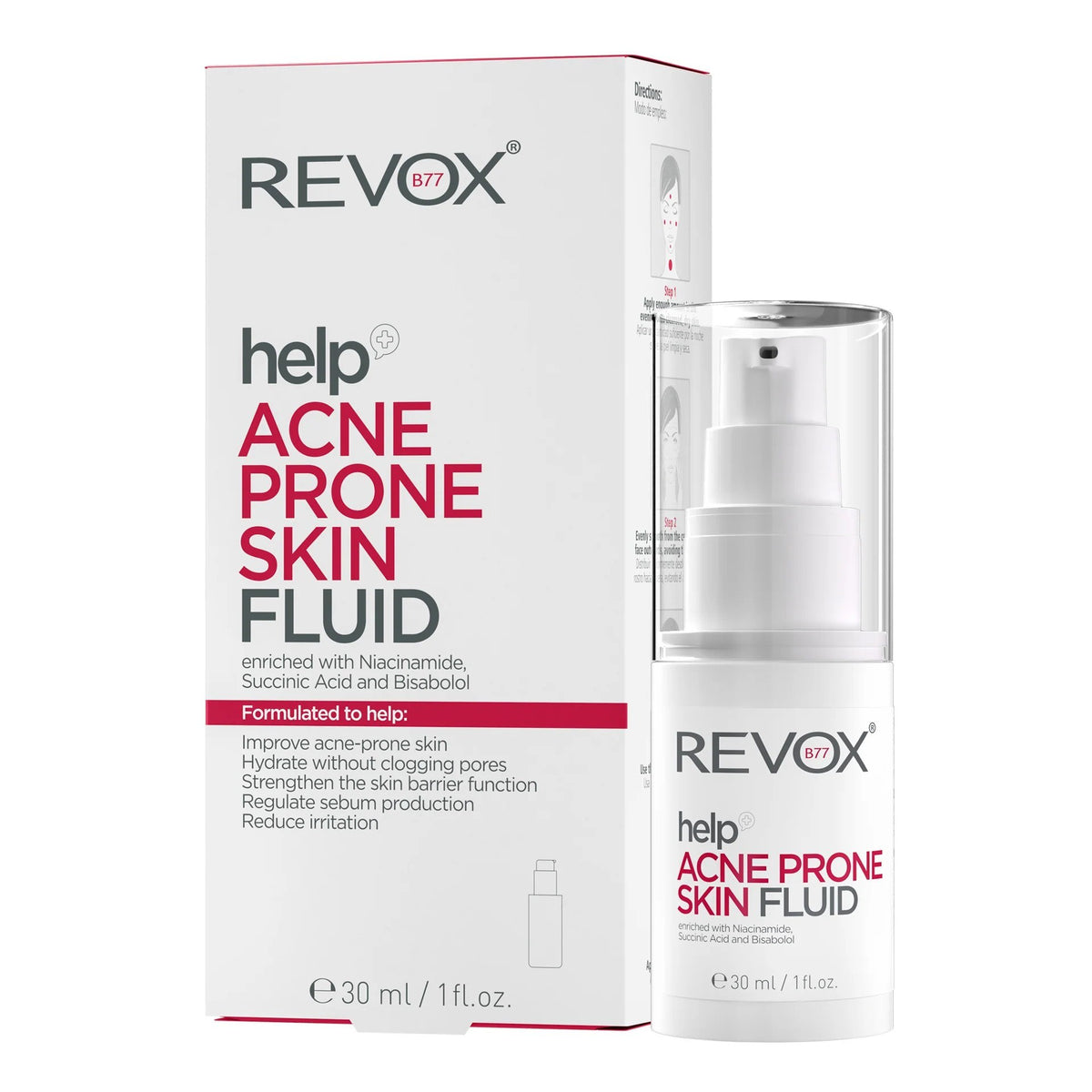 Help Acne Prone Skin Fluid, 30ml – 1