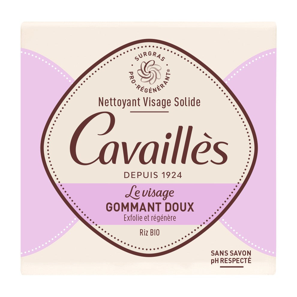 Rogé Cavaillès Nettoyant Visage Solide 70g – Gommant Doux