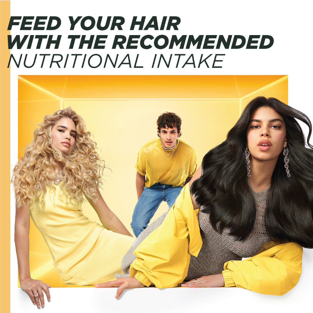Garnier Ultra Doux Banana Vegan Hair Food 3in1 Mask for dry hair, Boosted with Vitamins C, E & F