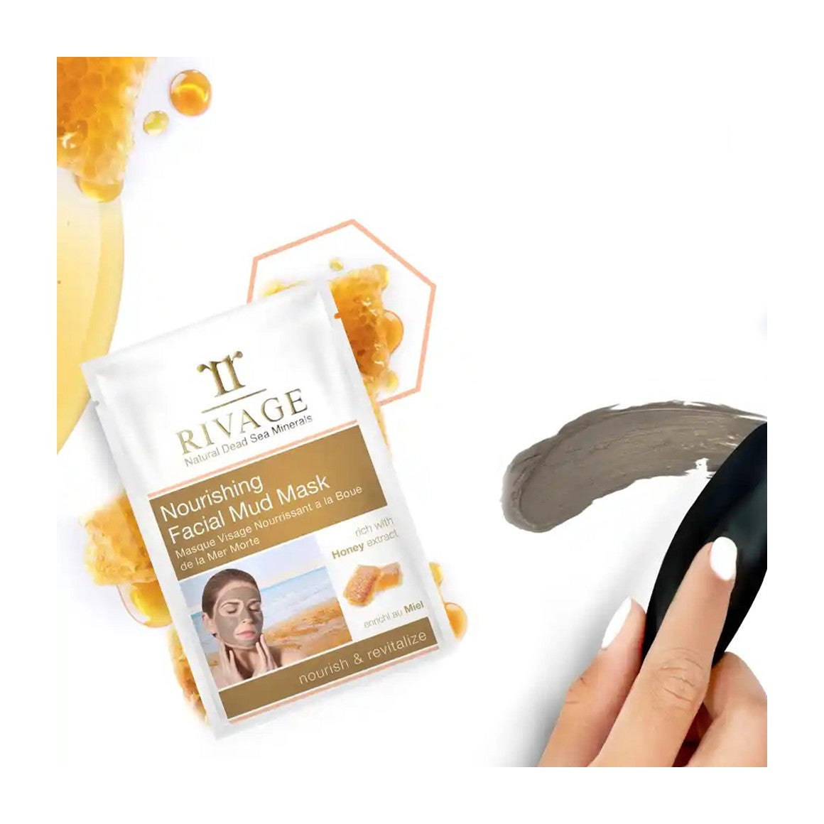 Dead Sea Nourishing Facial Mud Mask - Pack of 4 Sachets (25 g X 4) – 3