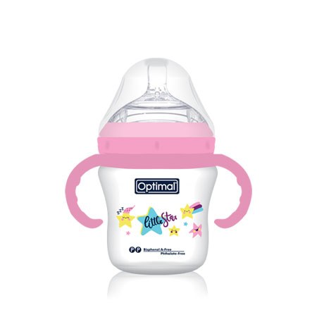 Optimal Mamilla Double Anti-Colic System Feeding Bottle
