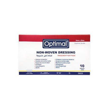 Optimal Non-Woven Dressing – 10 x 20cm / 10 pcs