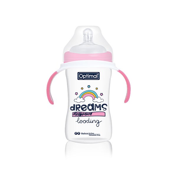 Extra Wide Neck Feeding Bottle With Handle – 7