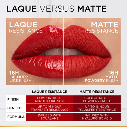 L’Oréal Paris Infallible Laque Resistance Liquid Lipstick, 16H Lacquer-Like Shine Finish Longwear & Transferresistant, 5ml