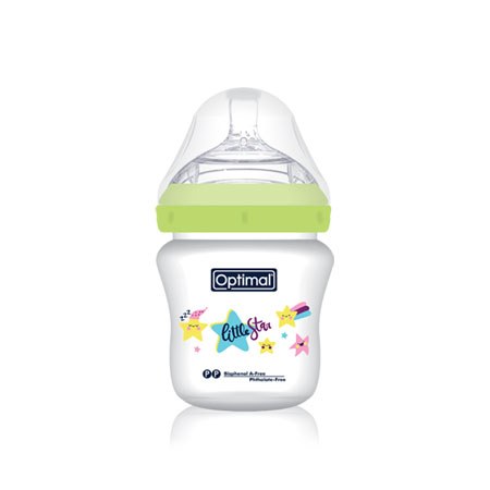 Optimal Mamilla Double Anti-Colic System Feeding Bottle