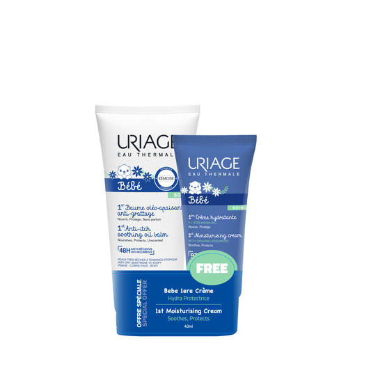 BUY 1 GET 1 - URIAGE Baume Oleo Apaisant 200ml + FREE Bebe Creme Hydratante 40ml