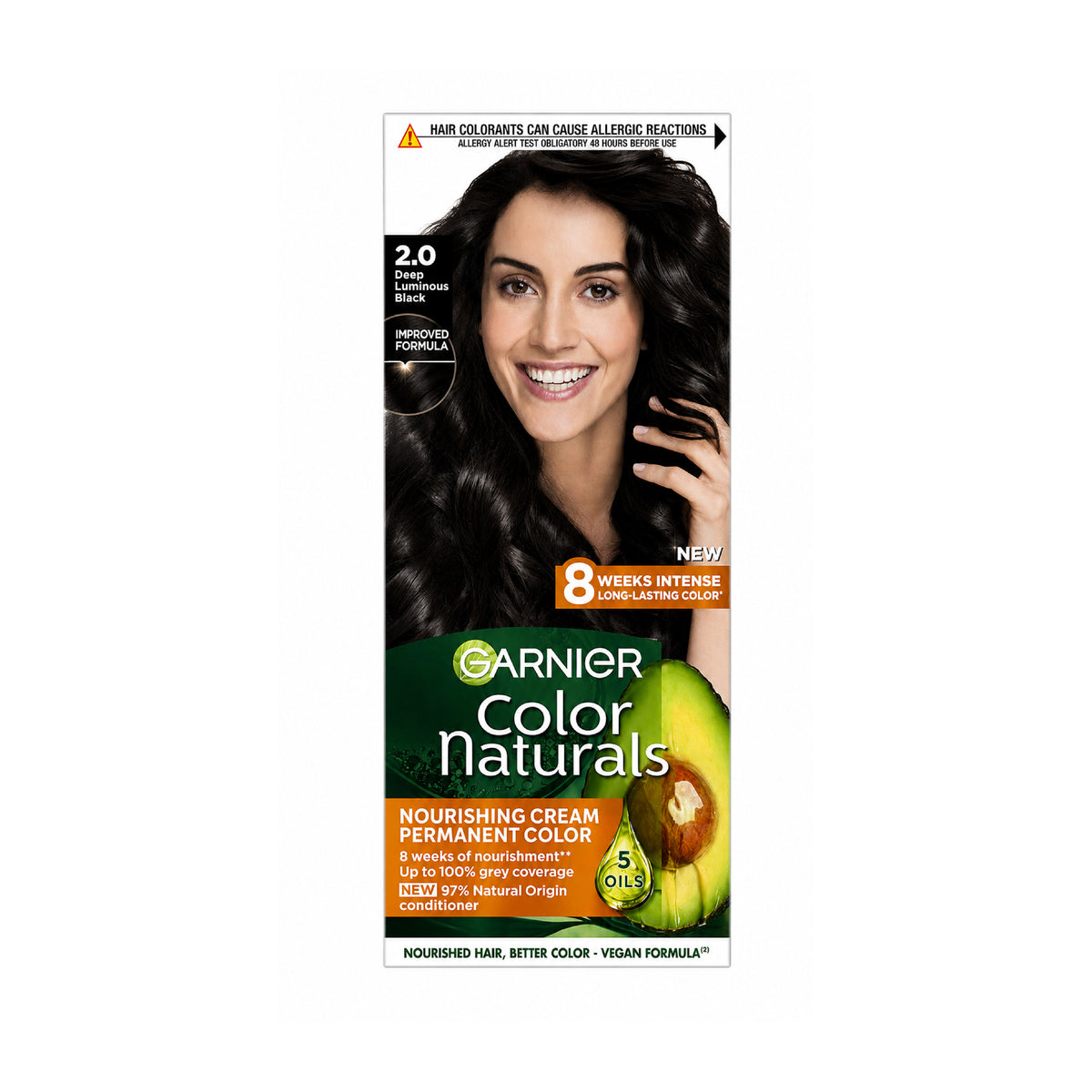 Garnier Color Naturals  Nourishing Permanent Hair Color, Natural Long-Lasting Shiny Color