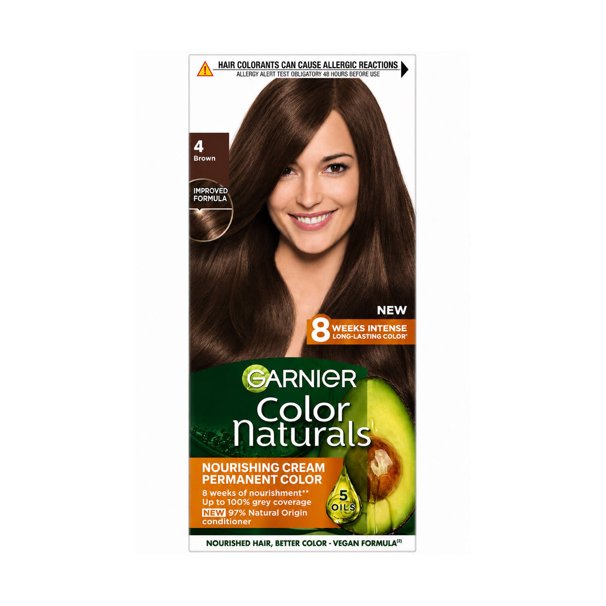Garnier Color Naturals  Nourishing Permanent Hair Color, Natural Long-Lasting Shiny Color