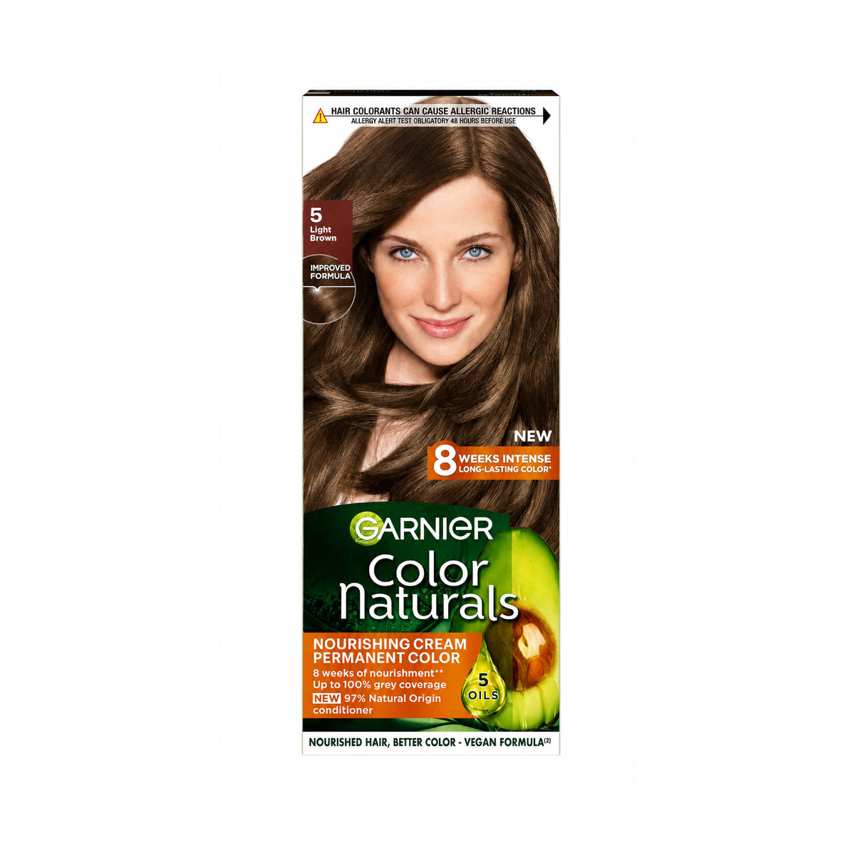 Garnier Color Naturals  Nourishing Permanent Hair Color, Natural Long-Lasting Shiny Color