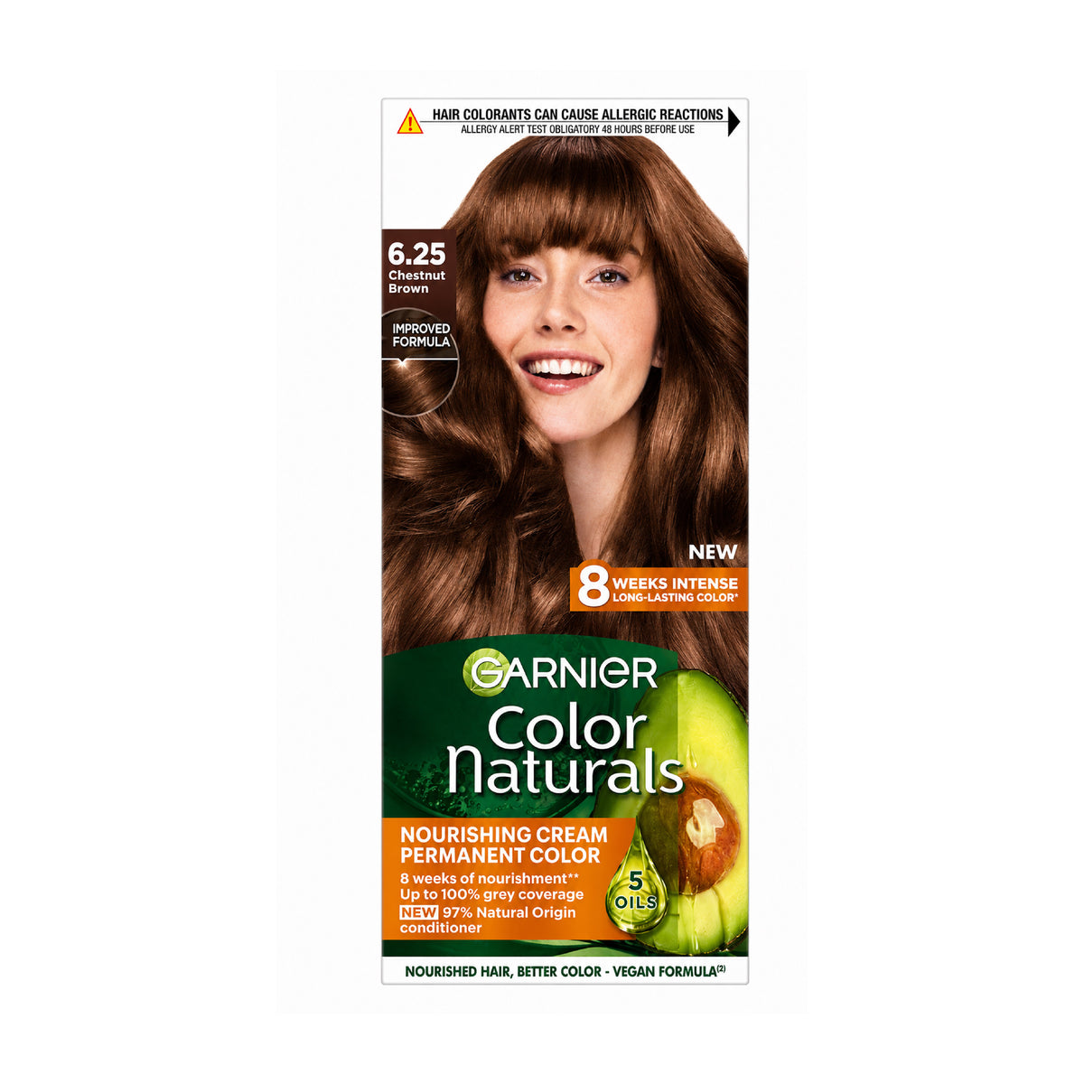 Garnier Color Naturals  Nourishing Permanent Hair Color, Natural Long-Lasting Shiny Color