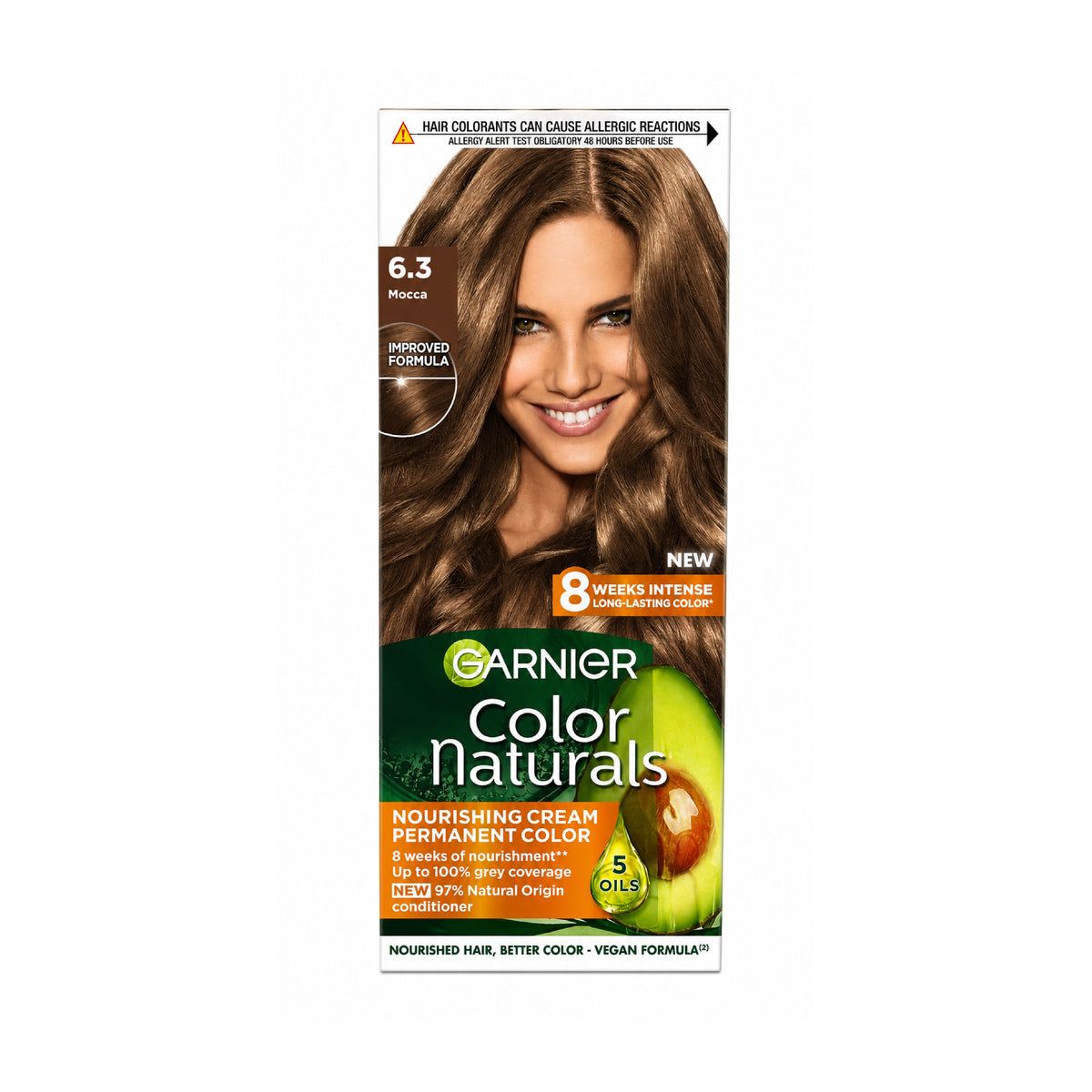 Garnier Color Naturals  Nourishing Permanent Hair Color, Natural Long-Lasting Shiny Color