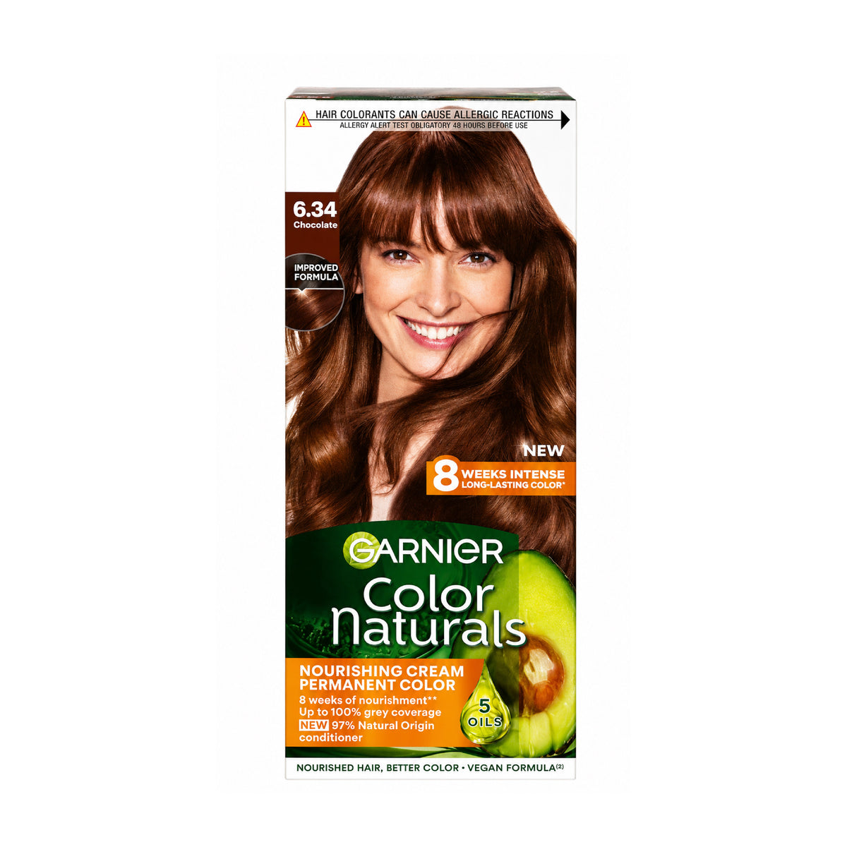 Garnier Color Naturals  Nourishing Permanent Hair Color, Natural Long-Lasting Shiny Color