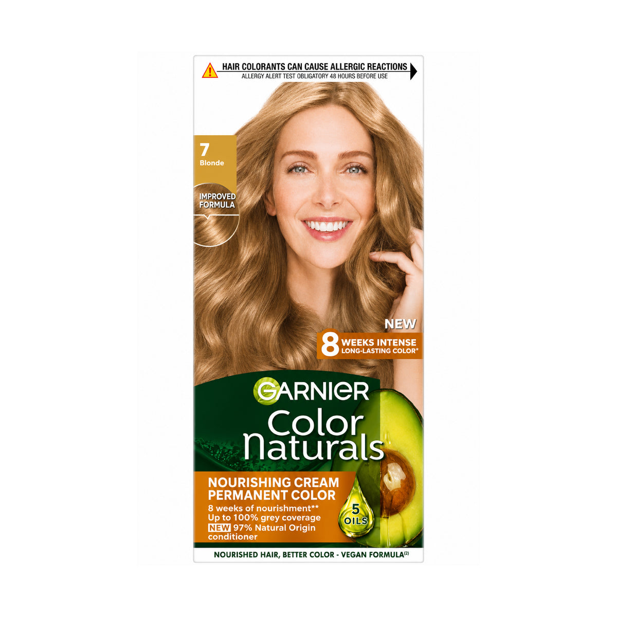 Garnier Color Naturals  Nourishing Permanent Hair Color, Natural Long-Lasting Shiny Color