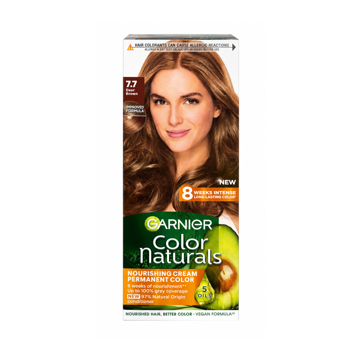 Garnier Color Naturals  Nourishing Permanent Hair Color, Natural Long-Lasting Shiny Color
