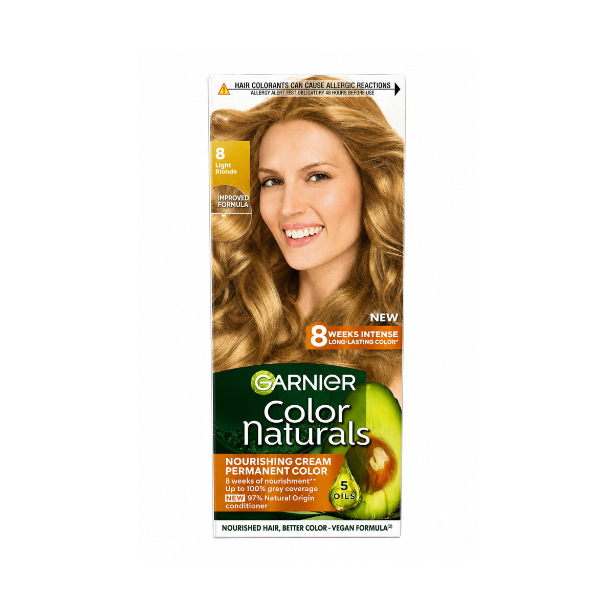 Garnier Color Naturals  Nourishing Permanent Hair Color, Natural Long-Lasting Shiny Color