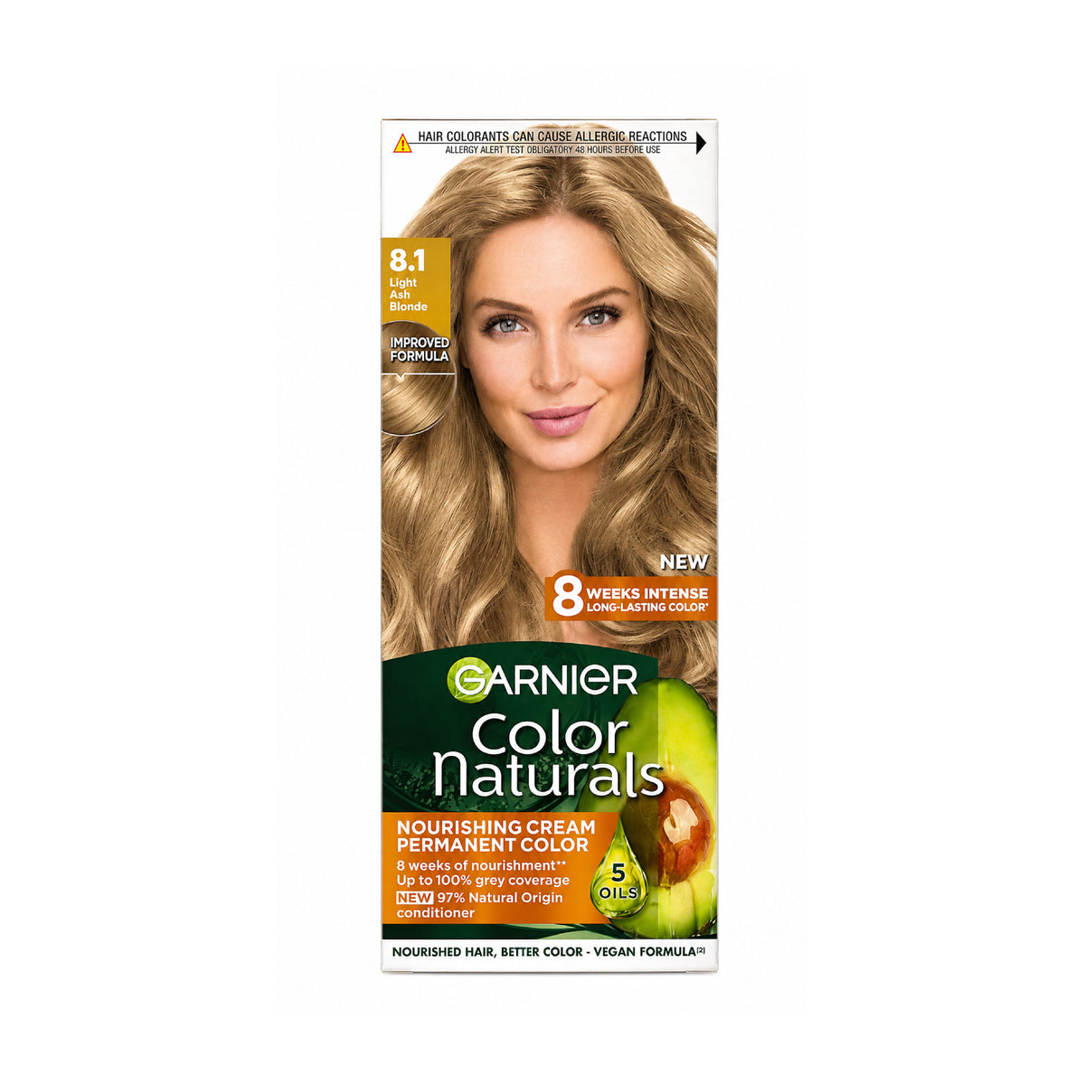 Garnier Color Naturals  Nourishing Permanent Hair Color, Natural Long-Lasting Shiny Color