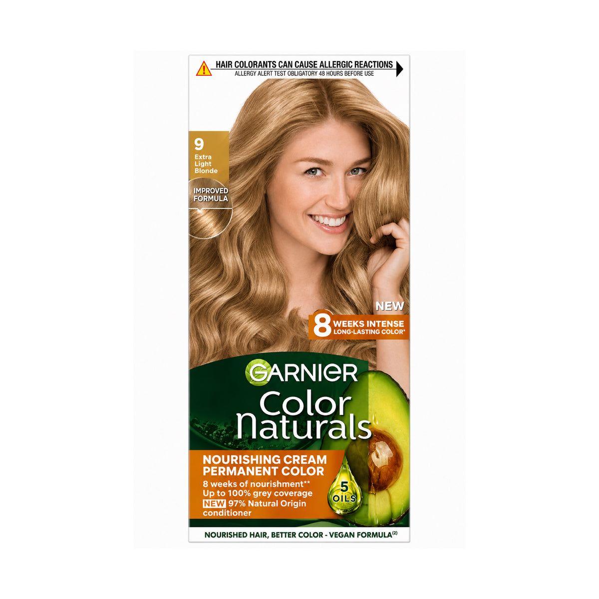 Garnier Color Naturals  Nourishing Permanent Hair Color, Natural Long-Lasting Shiny Color
