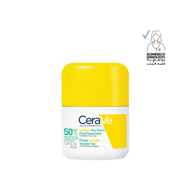 CeraVe Invisible Dry Touch Fluid Sunscreen SPF50+ 50 ml