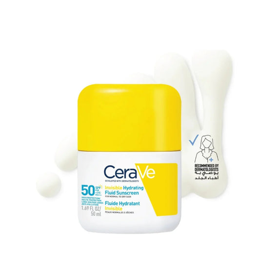 CeraVe Invisible Hydrating Fluid Sunscreen SPF50 50ml