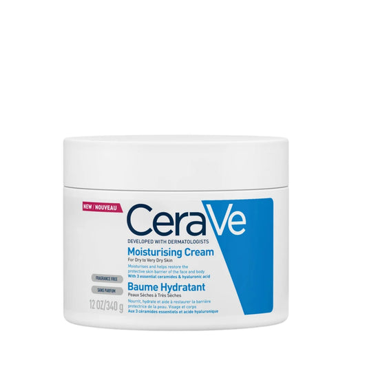 CeraVe Moisturising Cream for Dry to Very Dry Skin 3 Essential Ceramides 340g