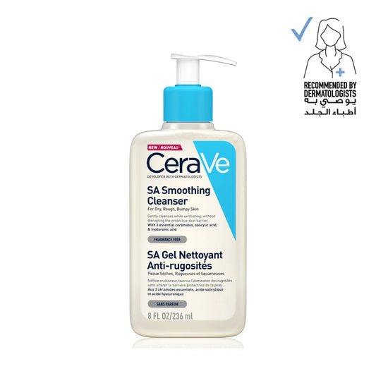CeraVe SA Smoothing Cleanser with Salicylic Acid for Dry, Rough & Bumpy Skin 236ml