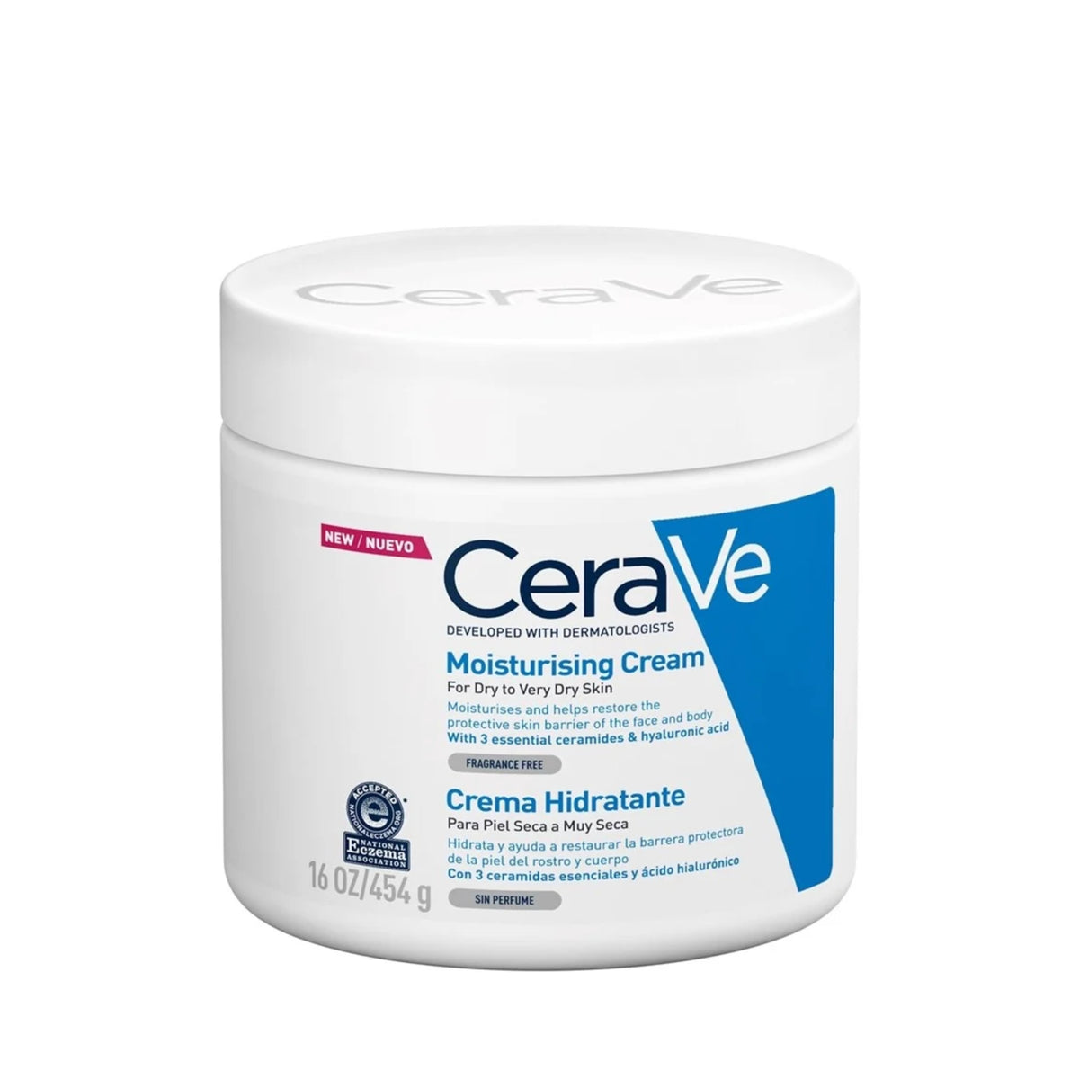 CeraVe Moisturising Cream for Dry to Very Dry Skin 3 Essential Ceramides 454g
