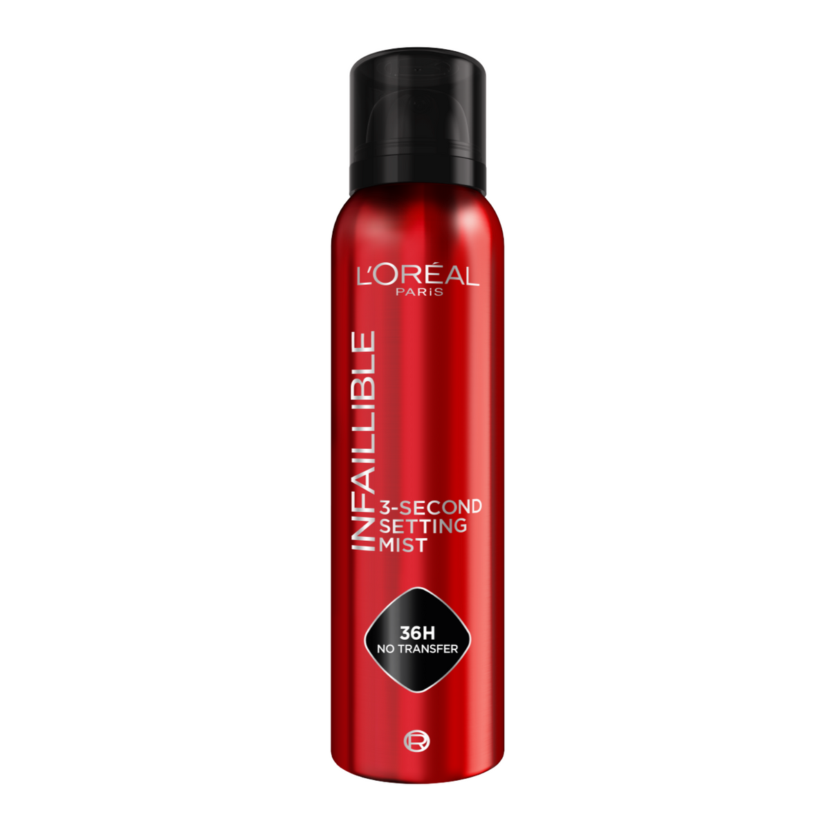 L’Oréal Paris Infaillible 3-Second setting mist spray, 36h of long wear, no transfer, no marks, no stickiness