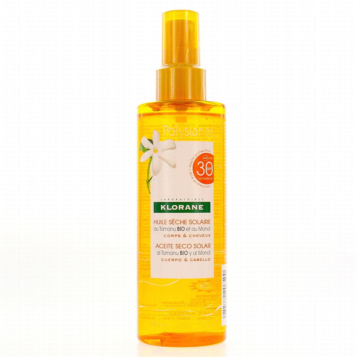Klorane Polysianes Dry Sun Oil for Body and Hair SPF30 – 1