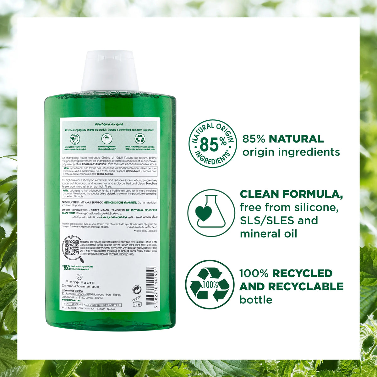 Klorane Organic Nettle Shampoo – 5