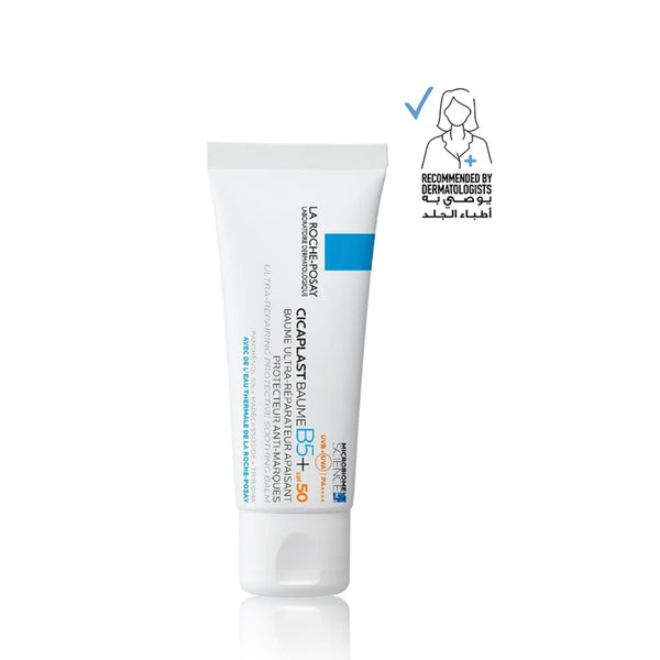 La Roche Posay Cicaplast Baume B5+ SPF 50: Soothing Repairing Balm for Dry, Irritated, & Sun-Exposed Skin 40ml