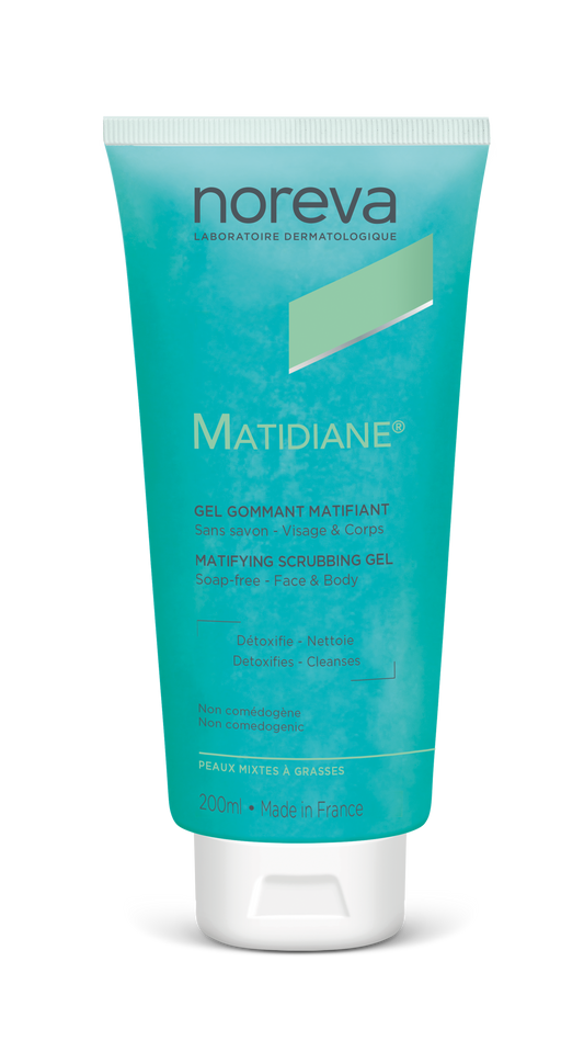 Noreva Matidiane Gel gommant matifiant visage et corps