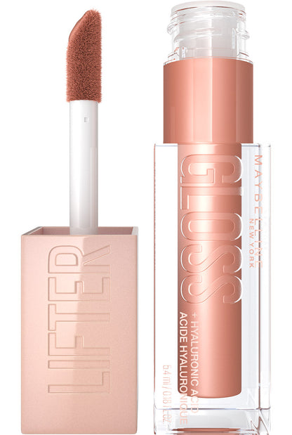 Maybelline New York Lifter Gloss, Lip Gloss Makeup With Hyaluronic Acid For Smooth And Hydrated Lips