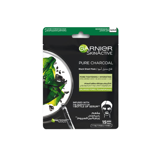 Garnier Charcoal and Algae Hydrating & Purifying Tissue Mask