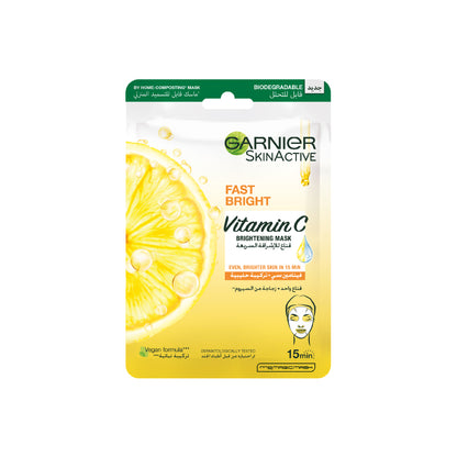Garnier Fresh-Mix Hydrating, Energizing & Brightening Tissue Mask with Vitamin C