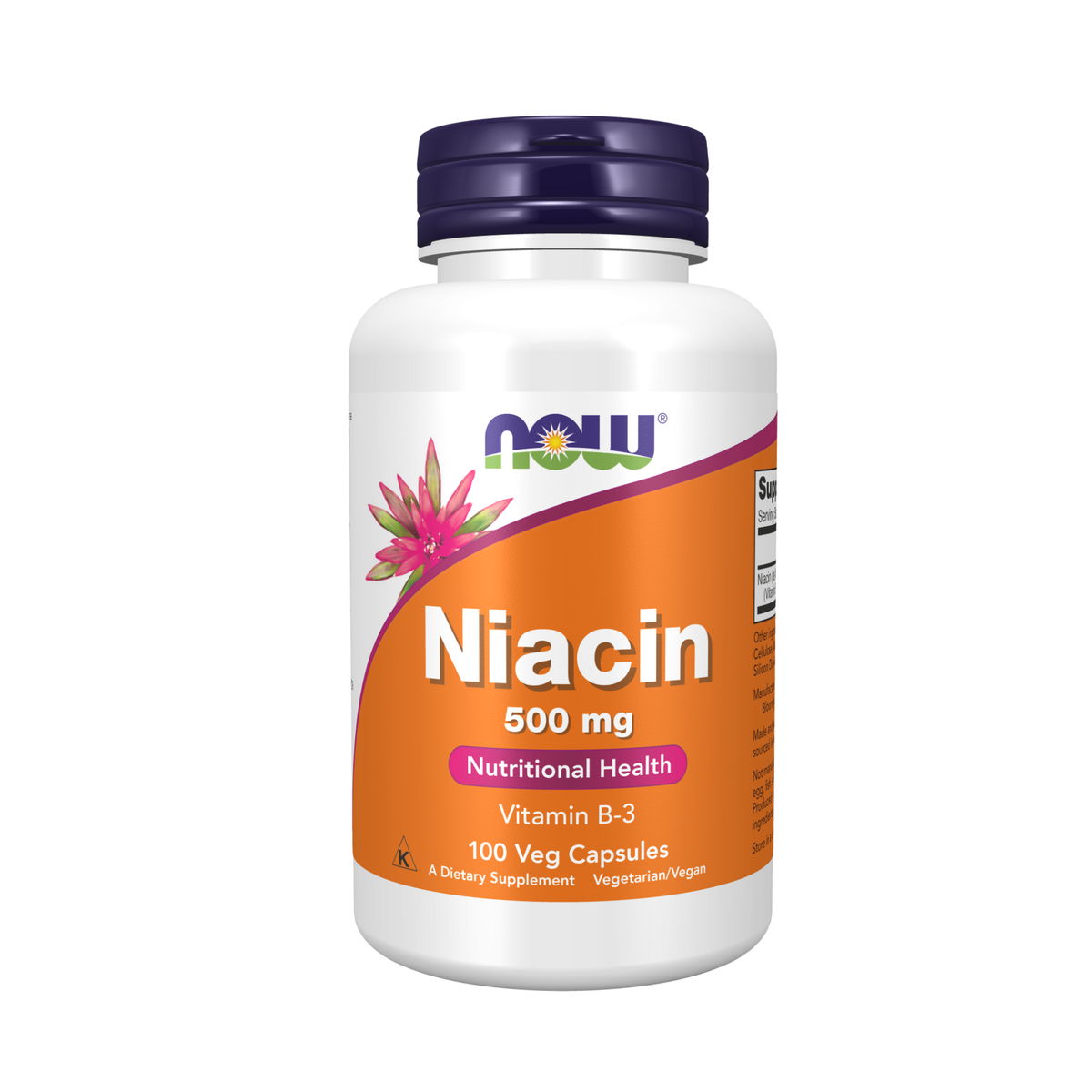 Niacin 500 mg Veg Capsules
