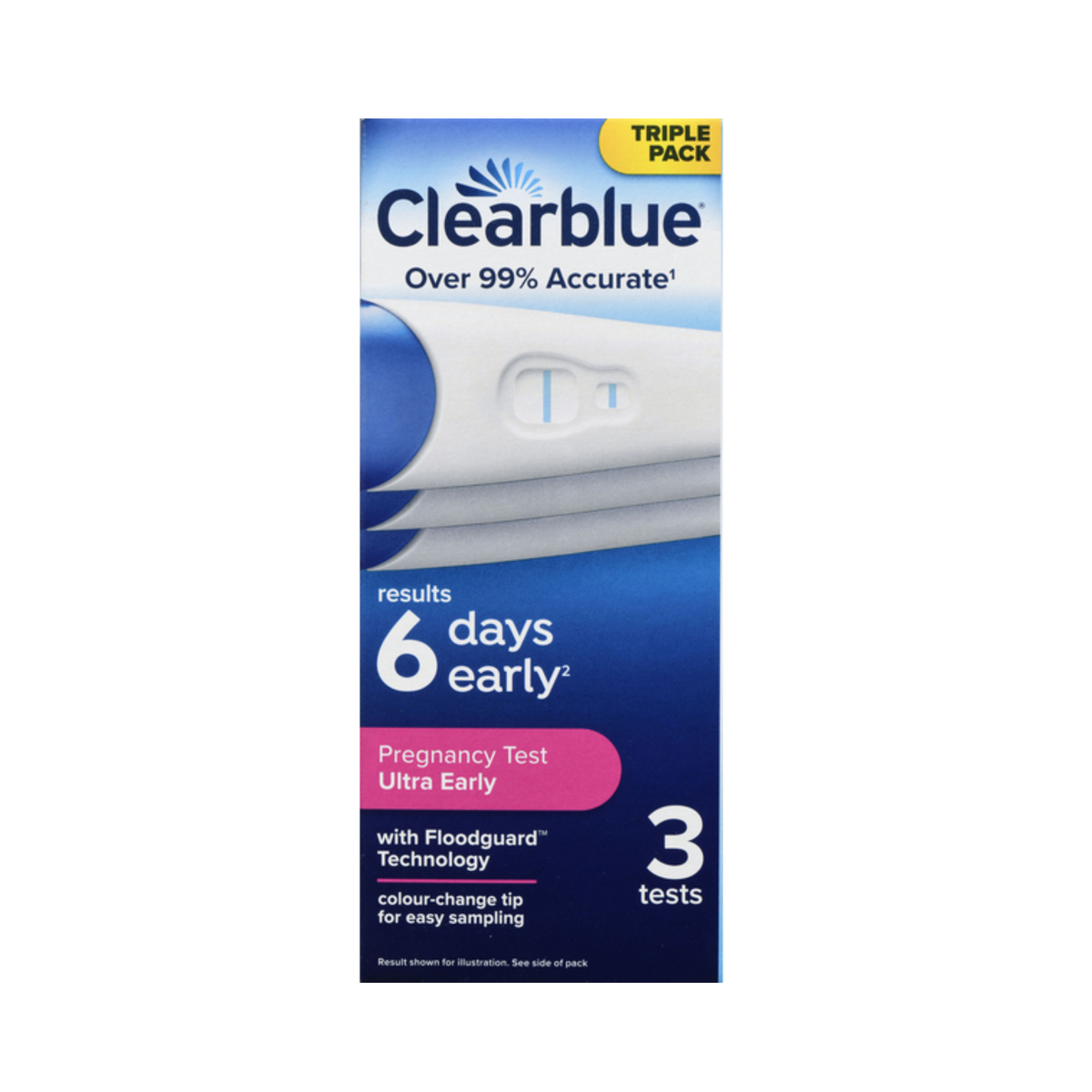 Clearblue Pregnancy Test Ultra Early Triple-Check - 3 Tests