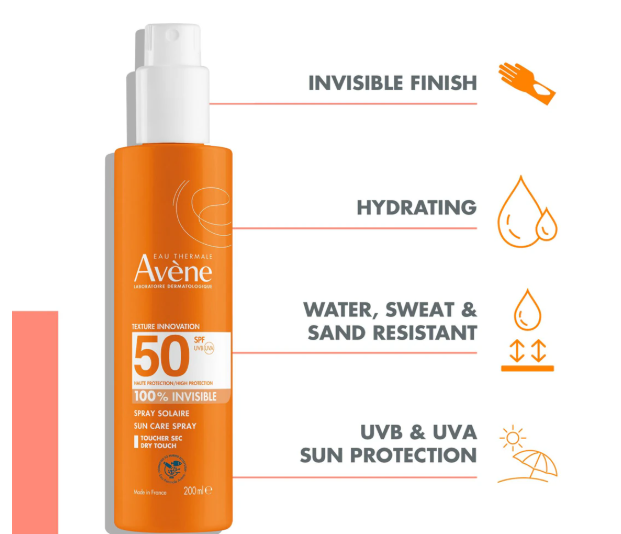Avène Sunscreen Spray SPF 50+ – 2