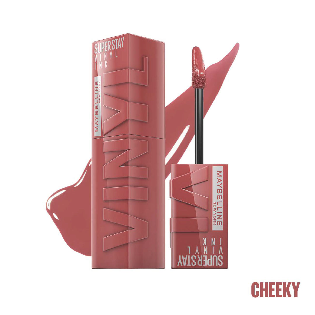 Maybelline New York Super Stay Vinyl Ink Long lasting 16 Hour Wear, No Budge, Instant Shine Lipstick