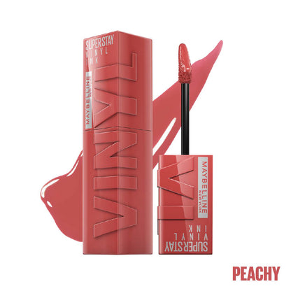 Maybelline New York Super Stay Vinyl Ink Long lasting 16 Hour Wear, No Budge, Instant Shine Lipstick