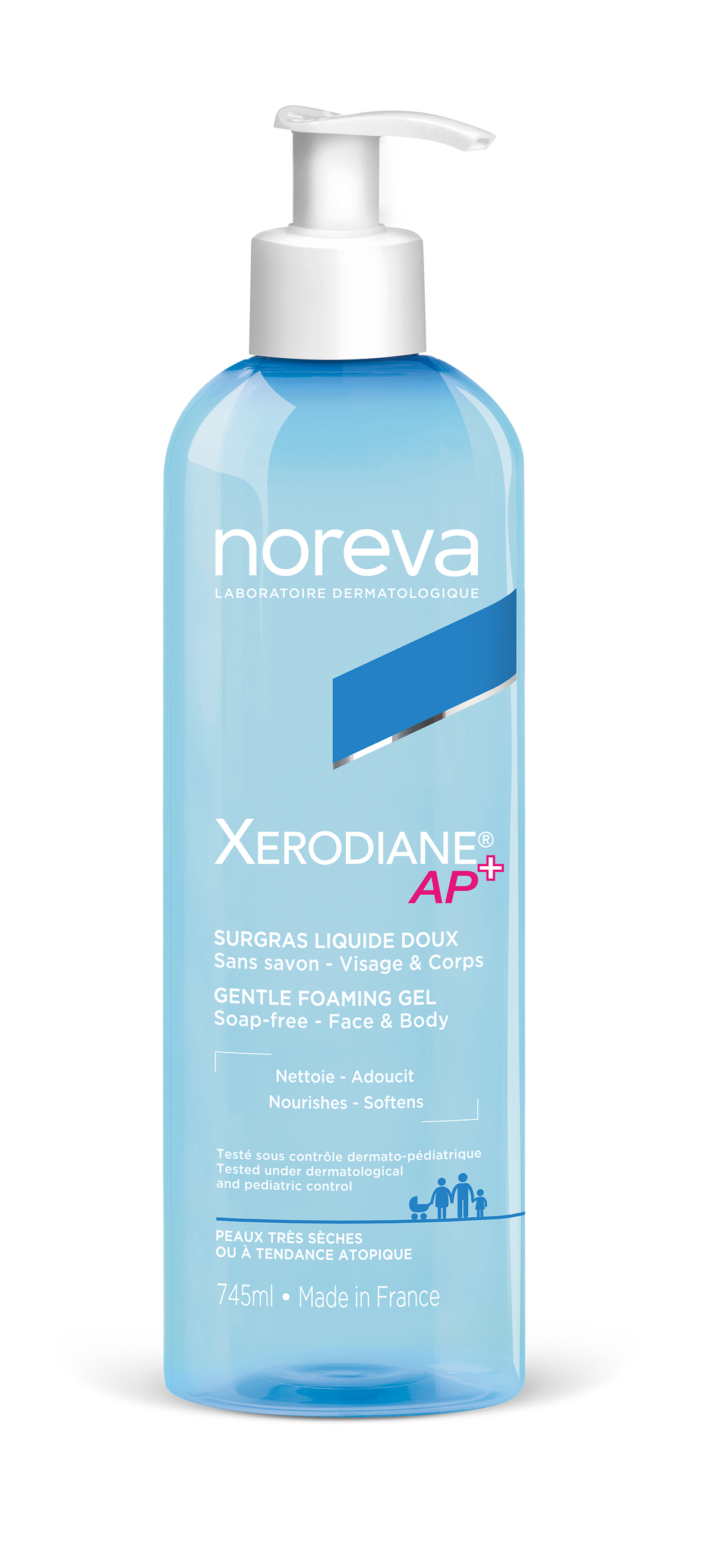 Noreva Xerodiane AP+ Gel surgras moussant doux