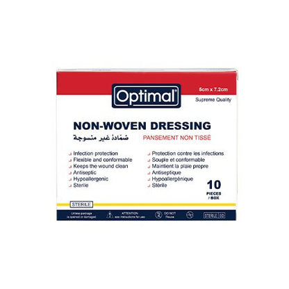 Optimal Non-Woven Dressing – 5 x 7.2cm / 10 pcs
