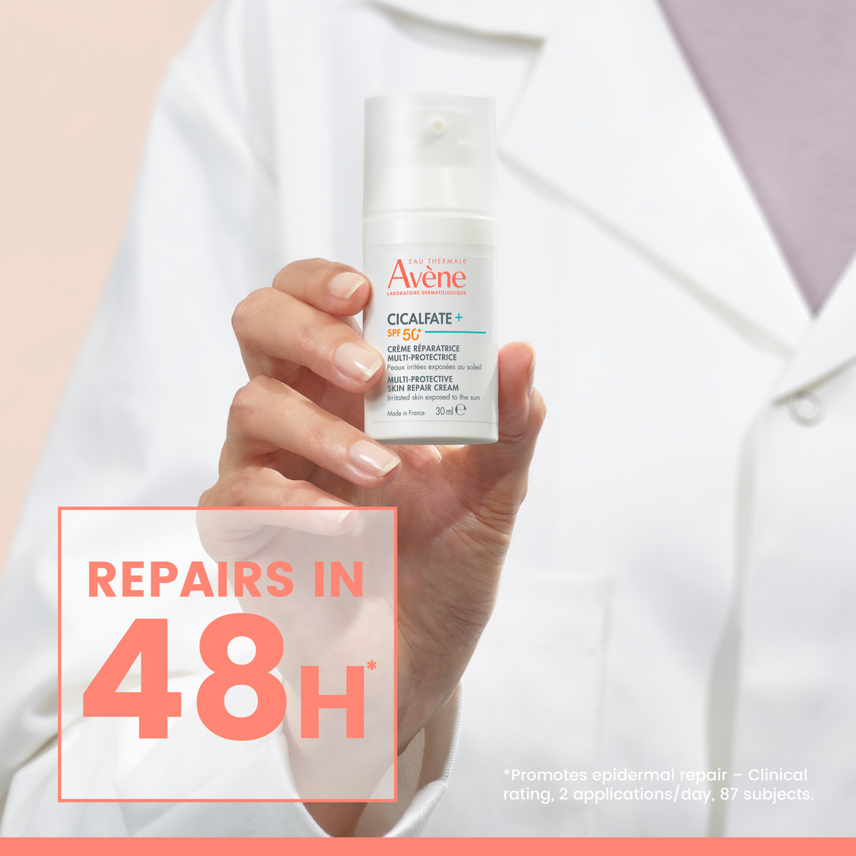 Avene Cicalfate multi-protective skin repair cream sun protect SPF50+ – 3