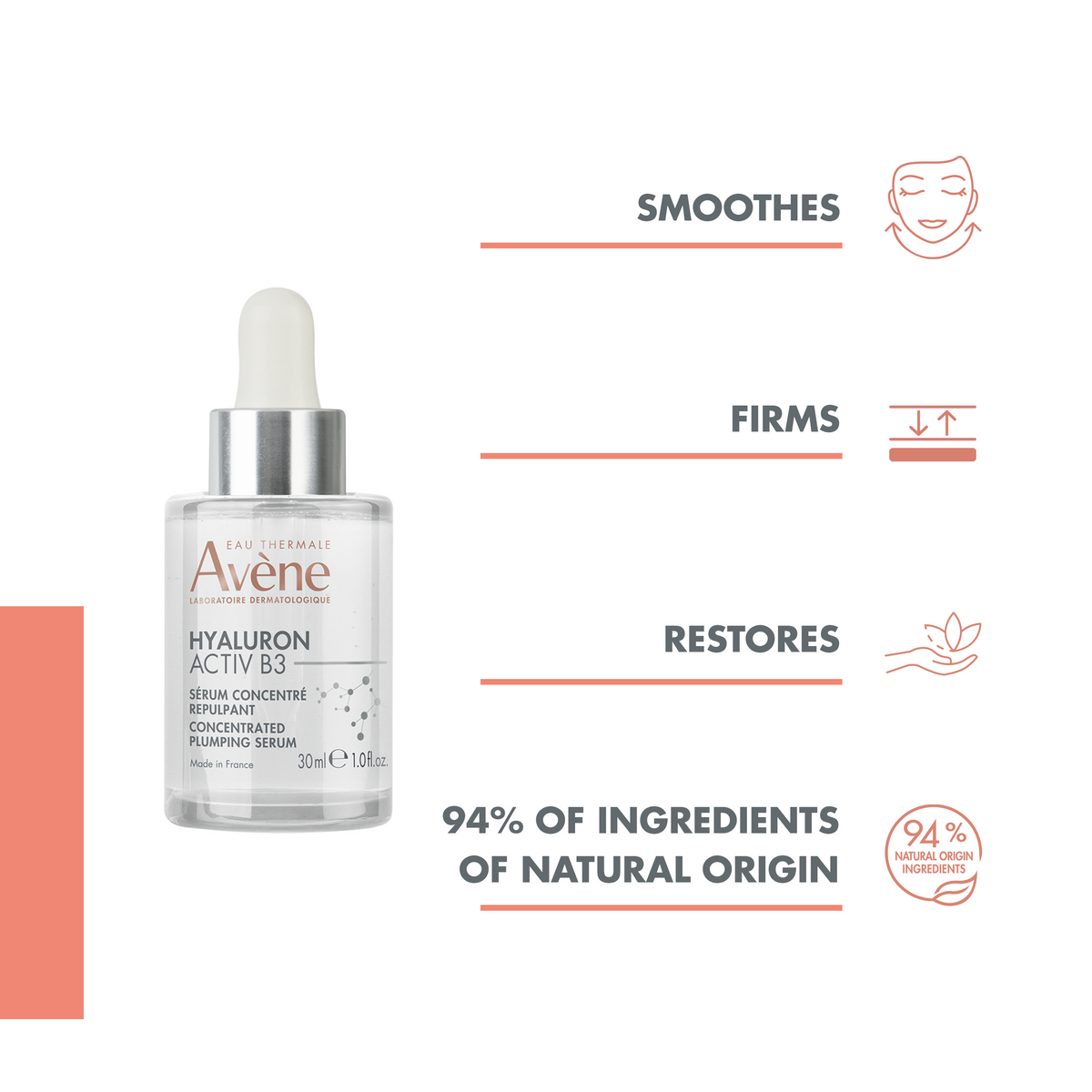 Avène Hyaluron Activ B3 Concentrated Plumping Serum – 3