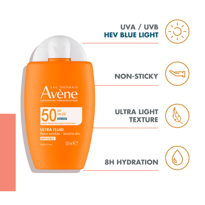 Avene Ultra Fluid Invisible SPF50 – 8