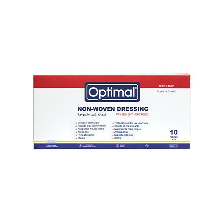 Optimal Non-Woven Dressing – 10 x 25cm / 10 pcs