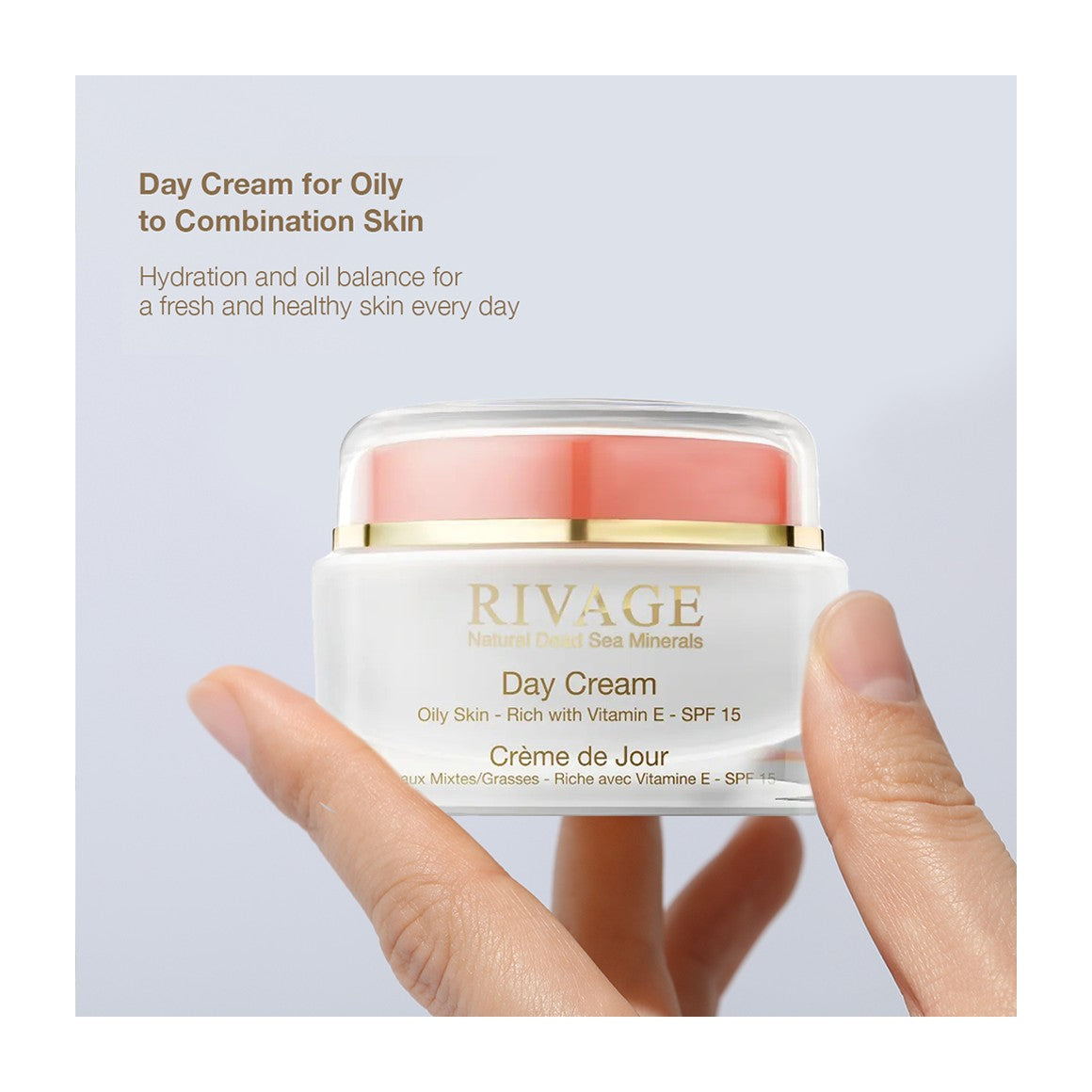 Day Cream with Vitamin E for Oily Skin - SPF 15 - Jar 50 ml – 2