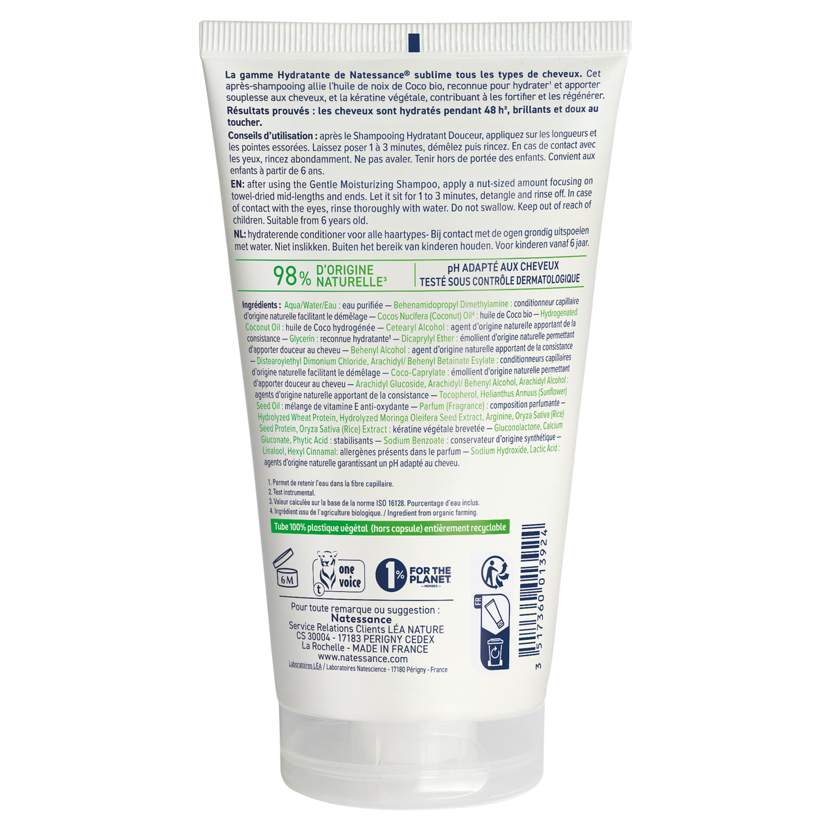 Extra-Gentle Conditioner Coconut and Botanical Keratin 150ml â€“ 1