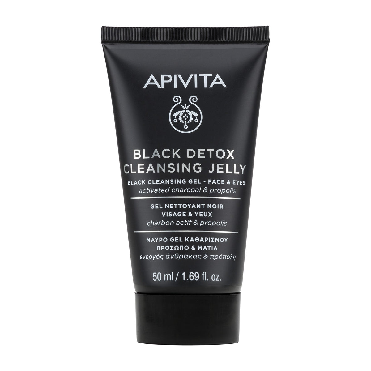 Apivita Black Detox Cleansing Jelly – 50ml