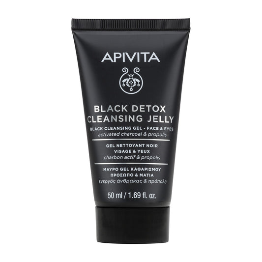 Apivita Black Detox Cleansing Jelly – 50ml