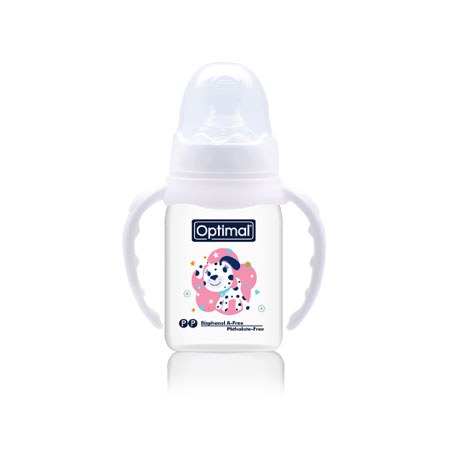 Narrow Neck Orthodontic Feeding Bottle- Handle 140ml – 4